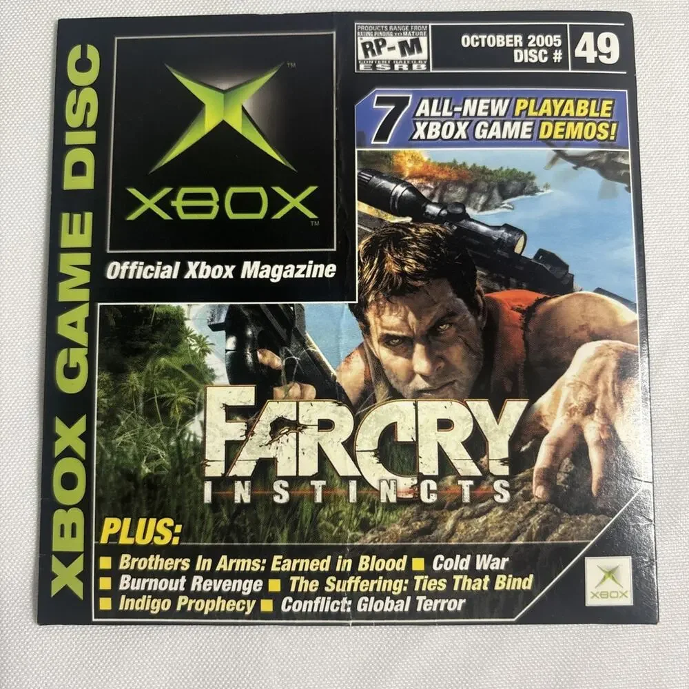 Official Xbox Demo Disc 48,49,50. MortalCombat, Farcry, StarWars Battlefront